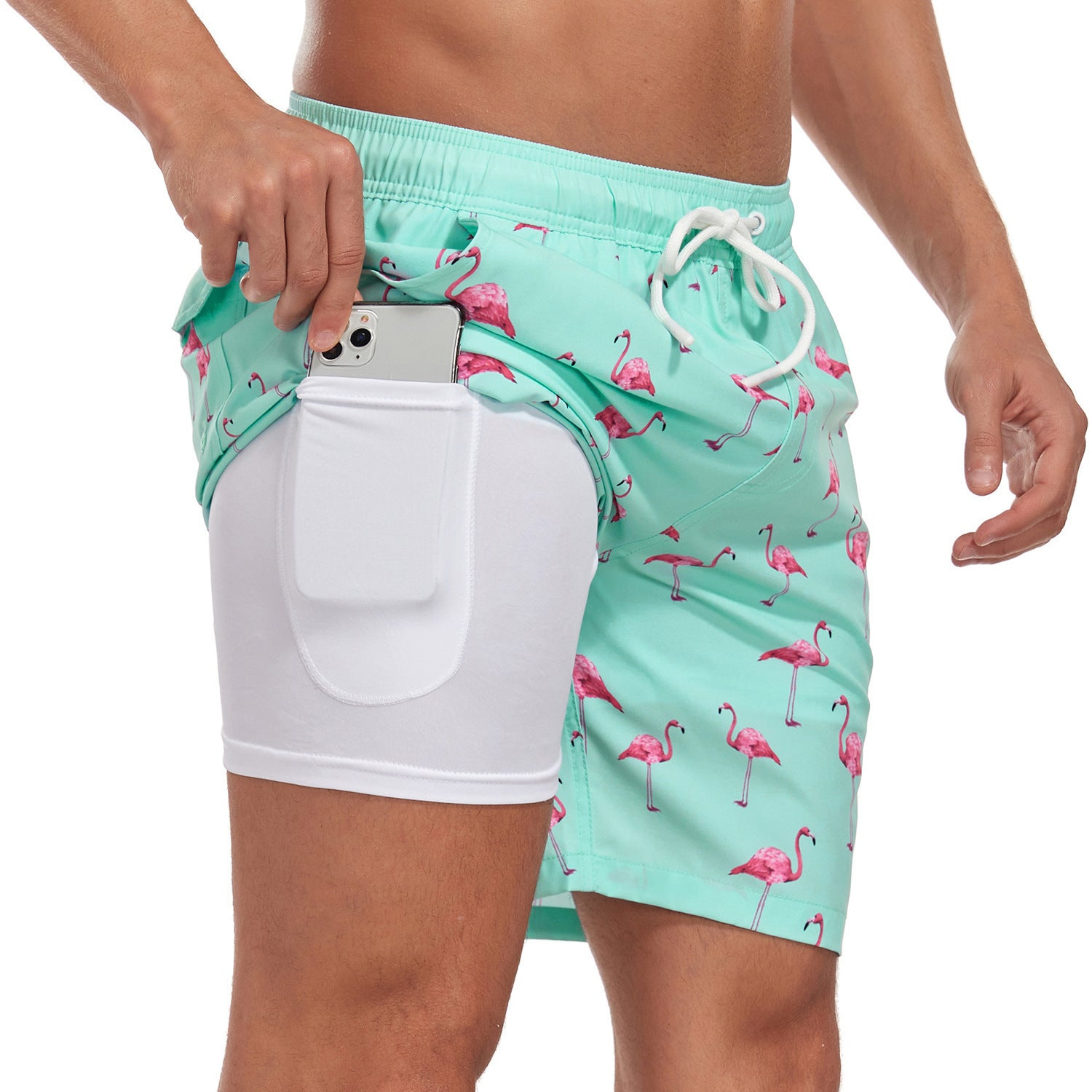 Shorts De Bain Pour Hommes A Séchage Rapide | Vêtements De Plage Légers