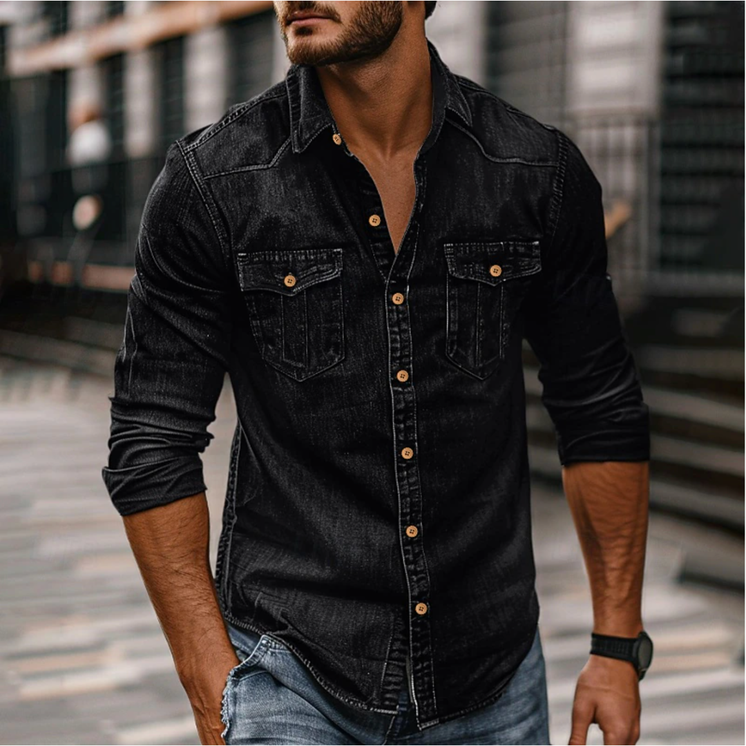 Chemise Casual à Boutons Pour Hommes | Classique