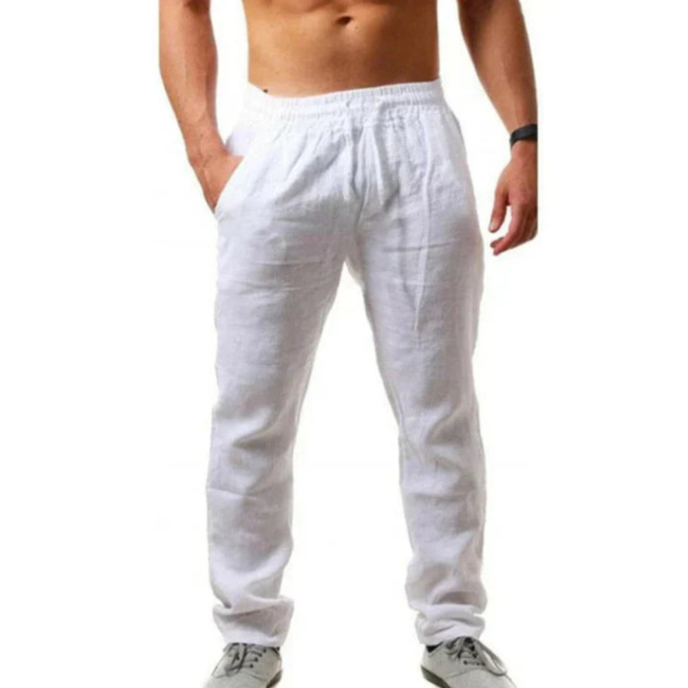 Pantalon Homme Respirant | Pantalon Décontracté Léger pour l'Été