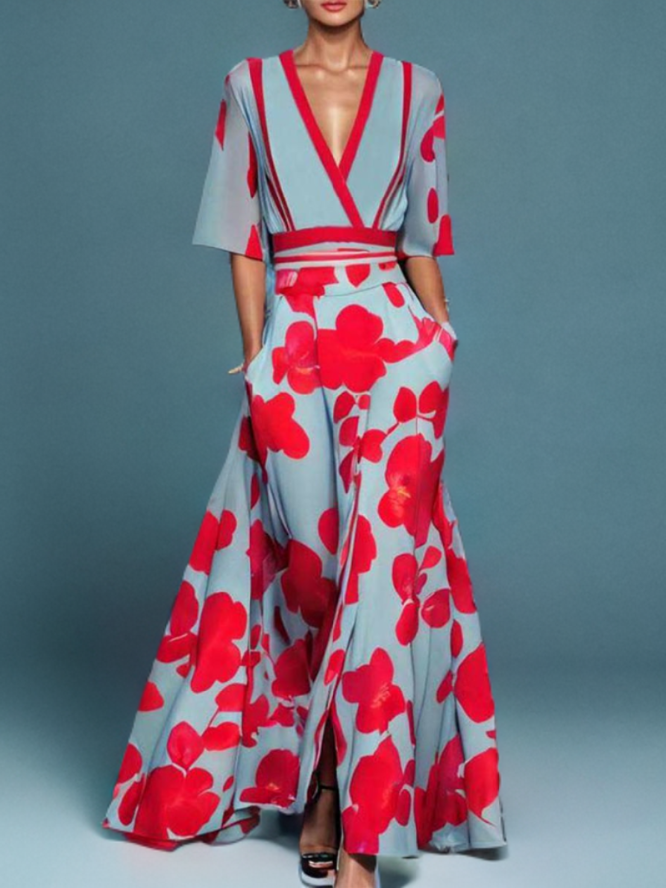 Robe Élégante à Manches Longues pour Femmes | Midi