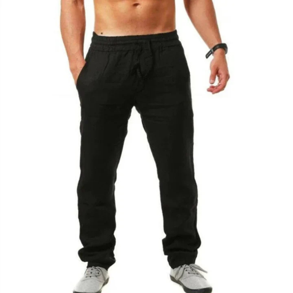 Pantalon Homme Respirant | Pantalon Décontracté Léger pour l'Été