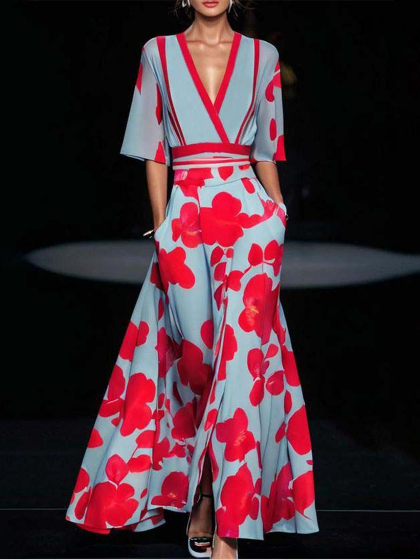 Robe Élégante à Manches Longues pour Femmes | Midi