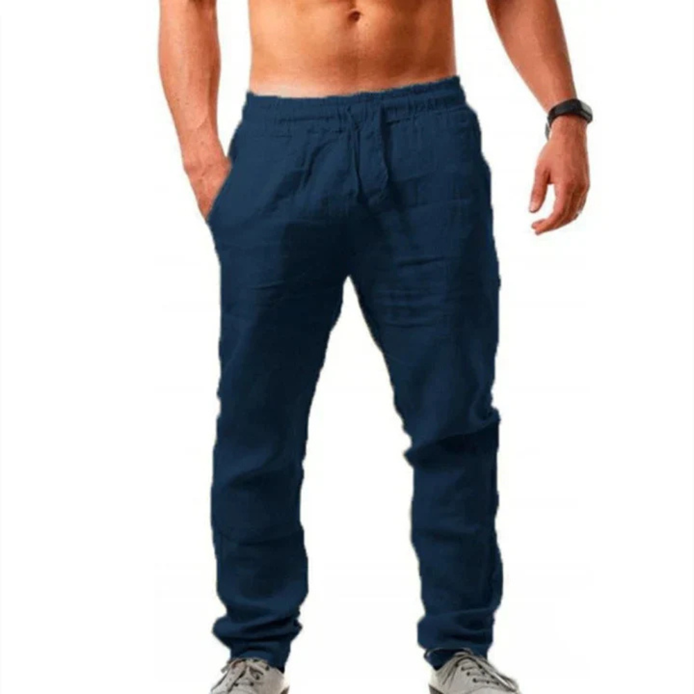 Pantalon Homme Respirant | Pantalon Décontracté Léger pour l'Été