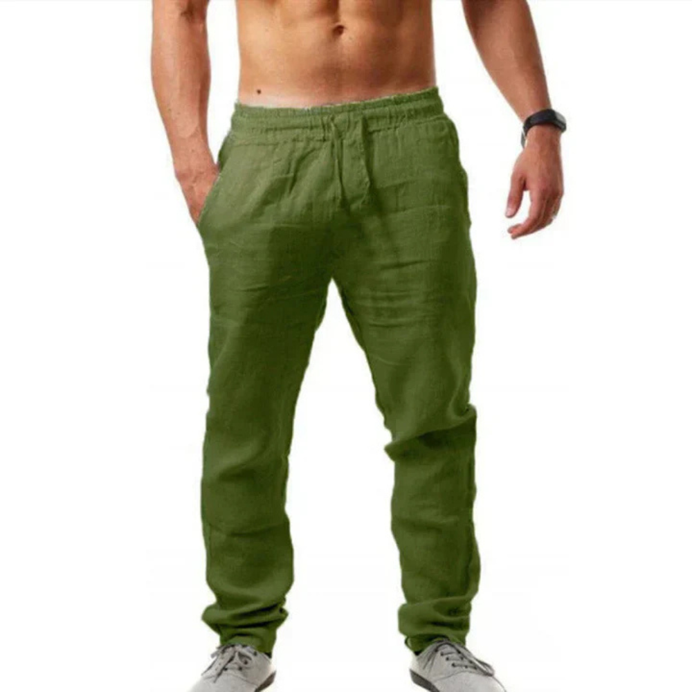 Pantalon Homme Respirant | Pantalon Décontracté Léger pour l'Été