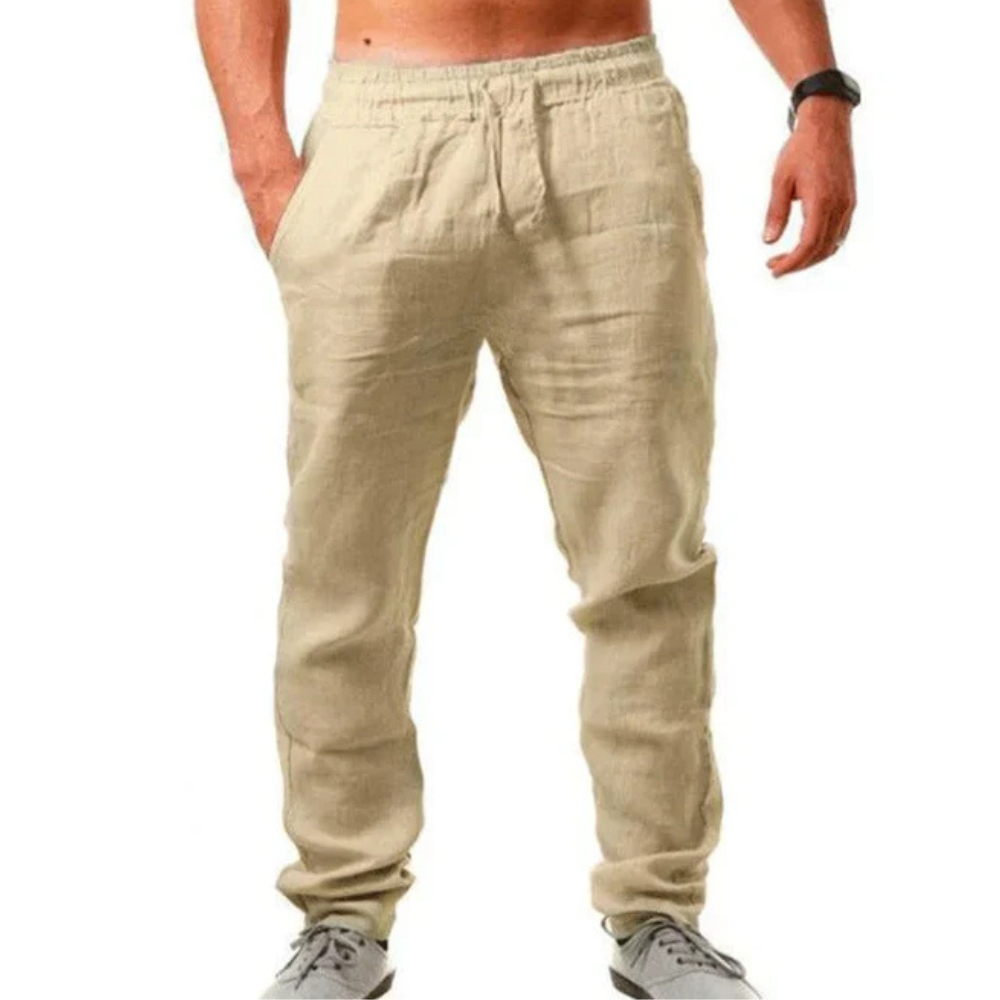 Pantalon Homme Respirant | Pantalon Décontracté Léger pour l'Été