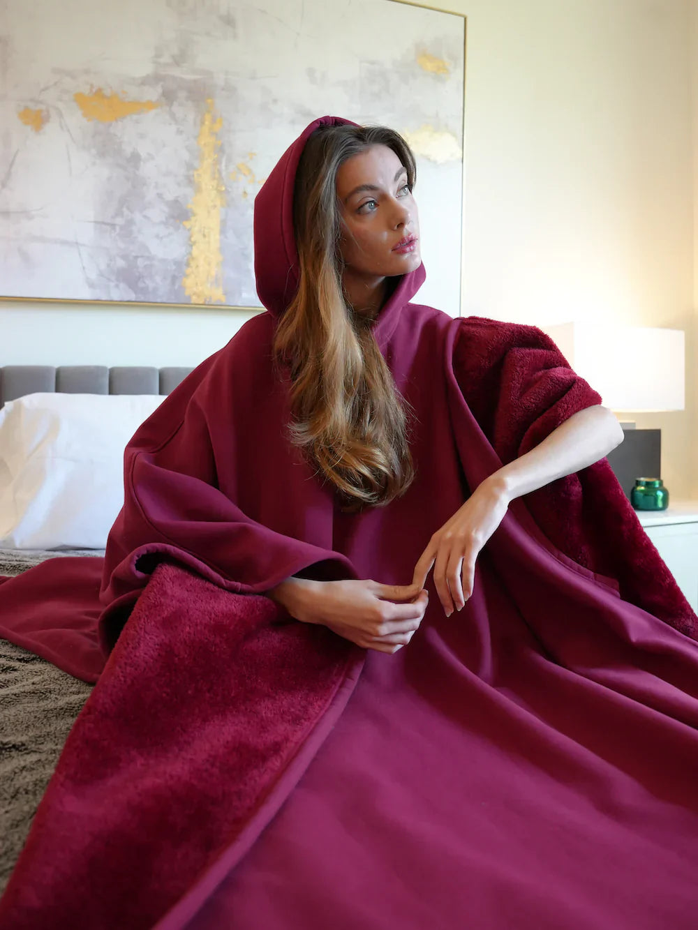 Women's Oversized Hoodie Blanket | Casual Homewear Style