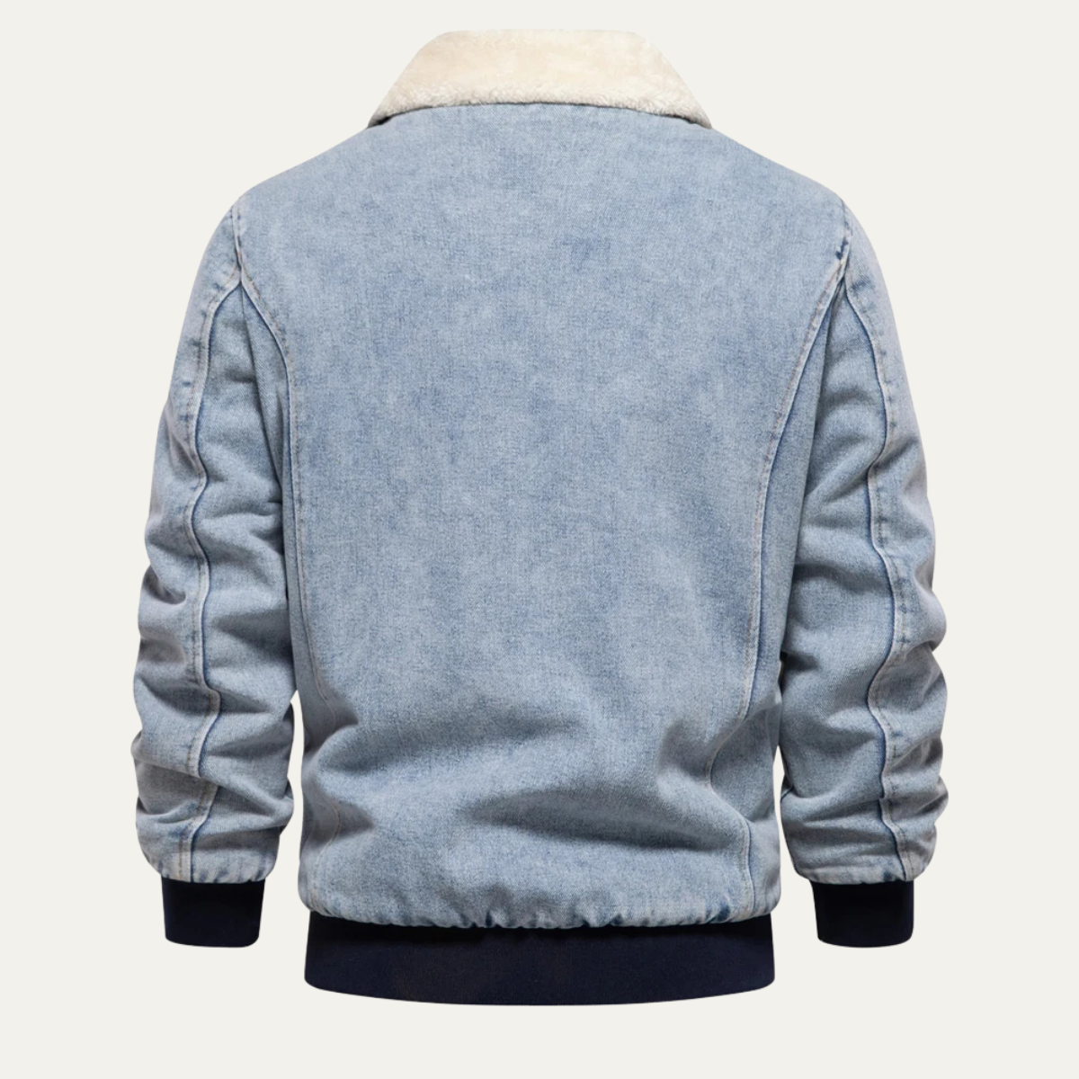 Men’s Casual Jacket | Collar Detail & Relaxed Style