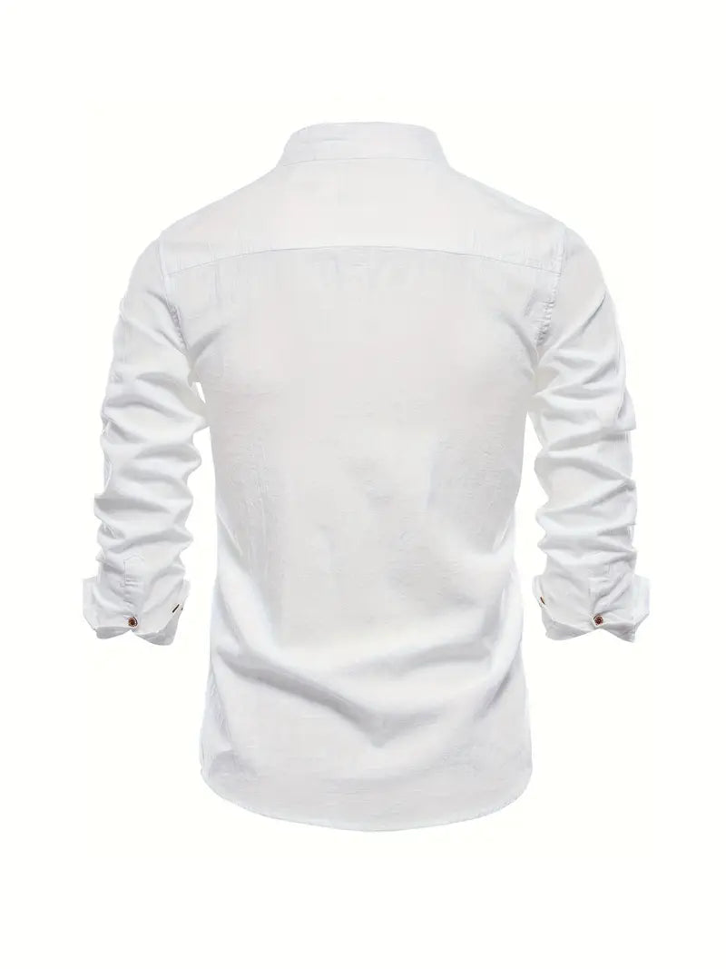 Men’s Buttoned Shirt | Long-Sleeve Design
