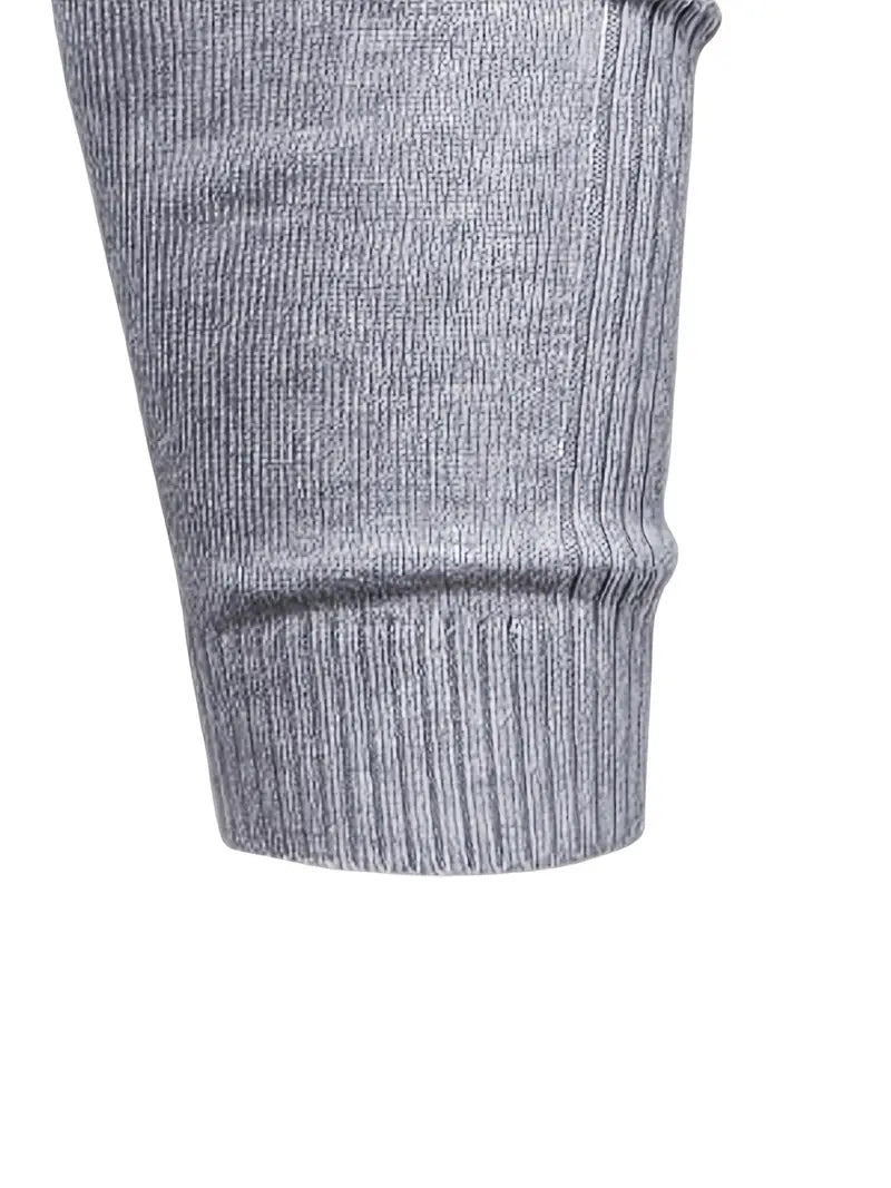 Pull Col Roulé Ajusté Pour Hommes | Vêtement Smart Casual A Manches Longues