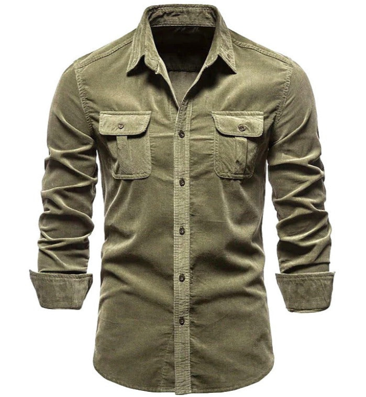 Chemise Décontractée à Boutons Pour Hommes | Avec Poches