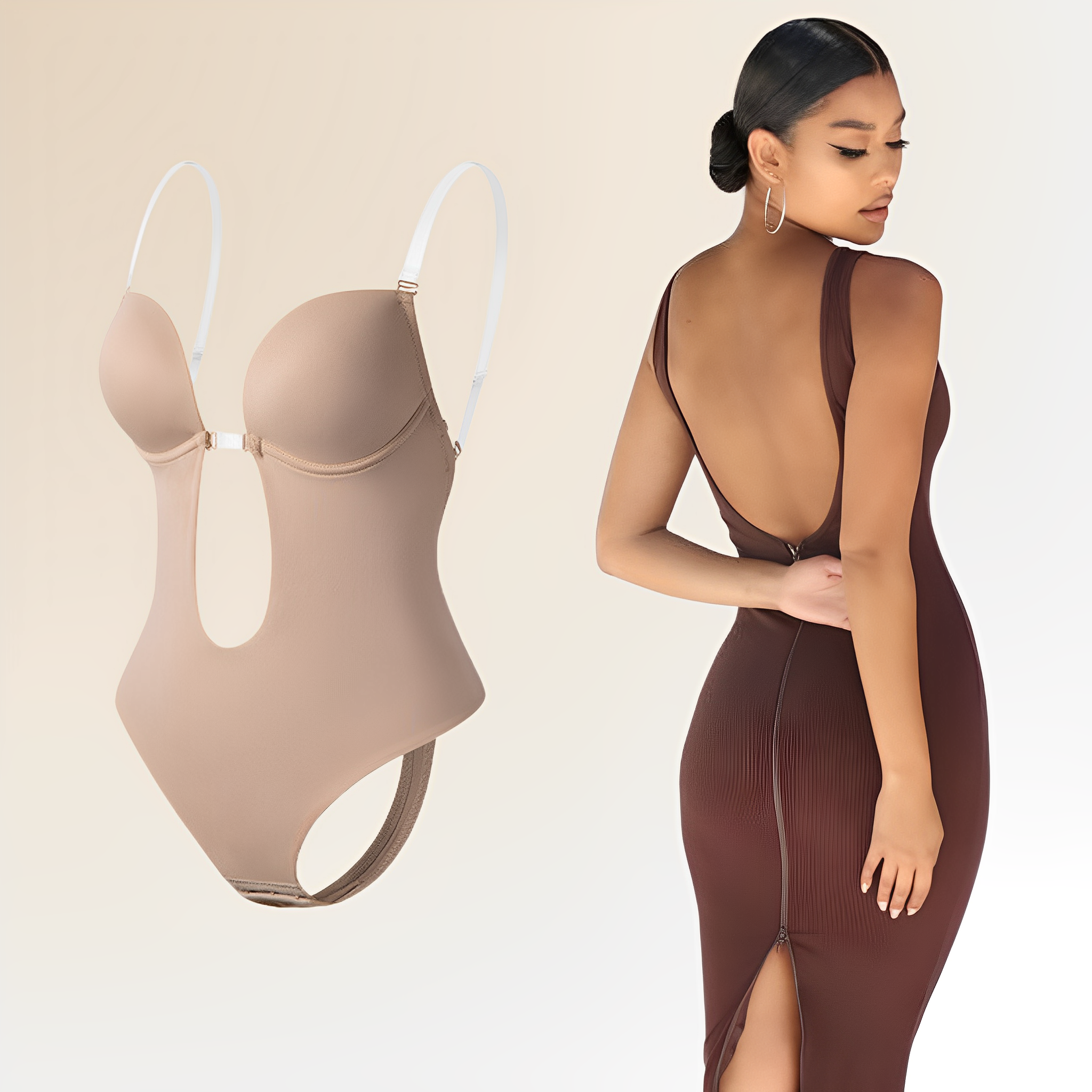 Body Elégant Sans Dos Pour Femmes | Chic