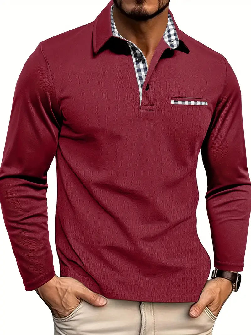 Mens Polo Shirt | Long Sleeves