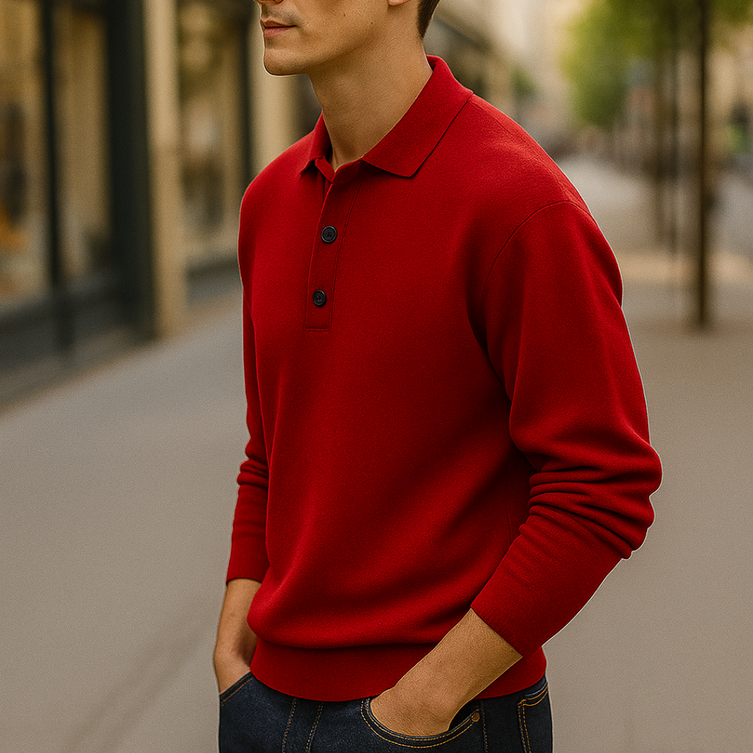 Chemise Décontractée à Manches Longues pour Hommes | Simple