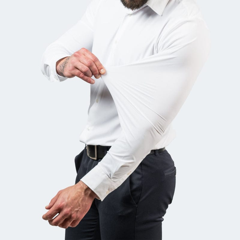 Chemise Stretch Anti-Froissement Pour Hommes | Élégante