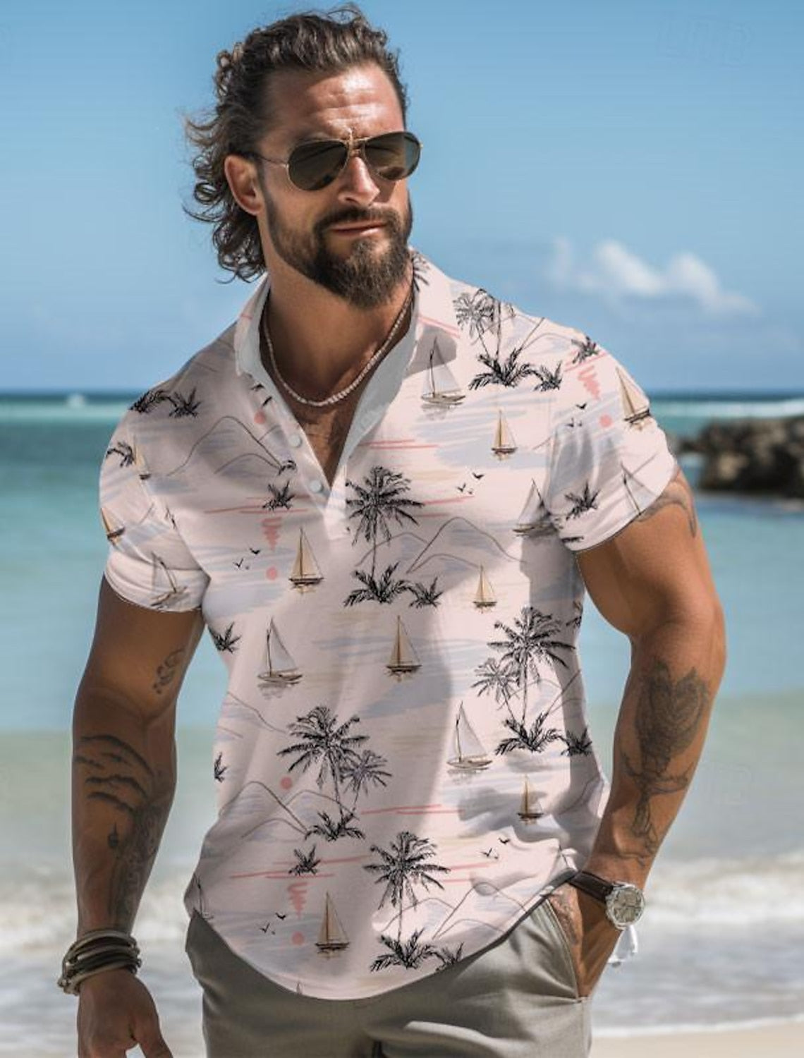 Chemises Hawaïennes Colorées Pour Hommes | Estival