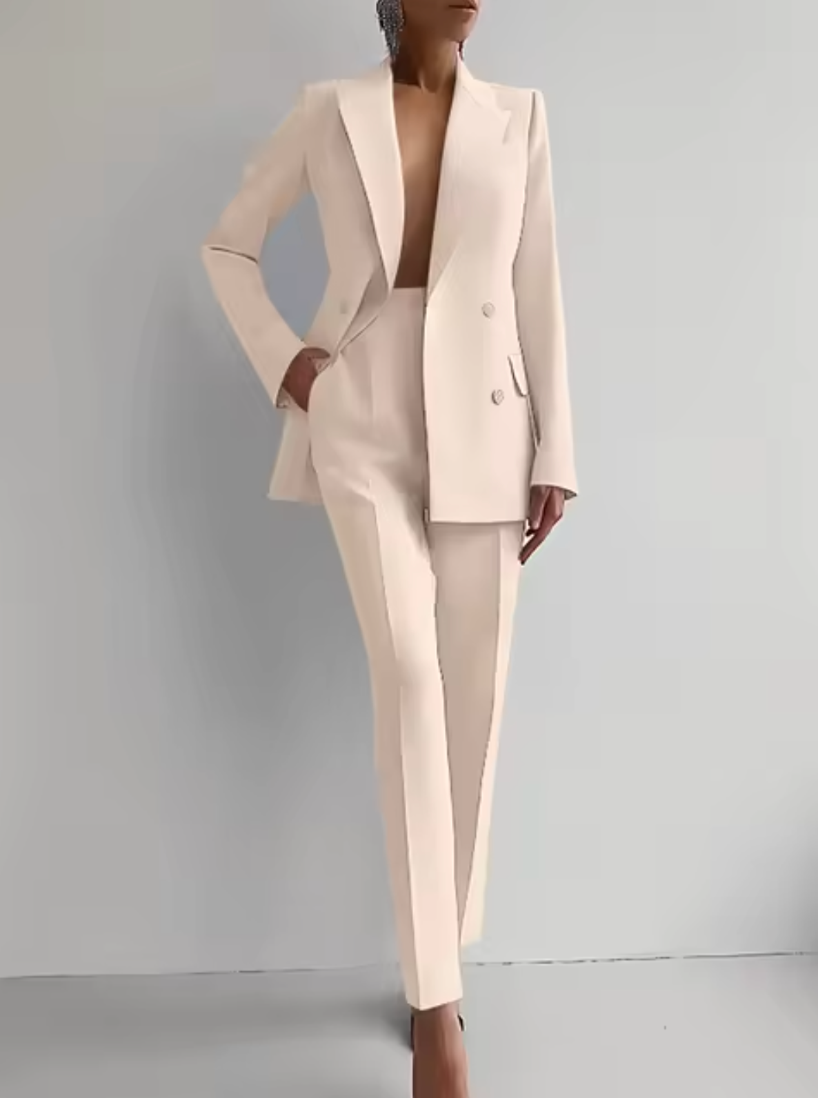 Elegant Blazer and Pants Set for Women | Tailored Fit