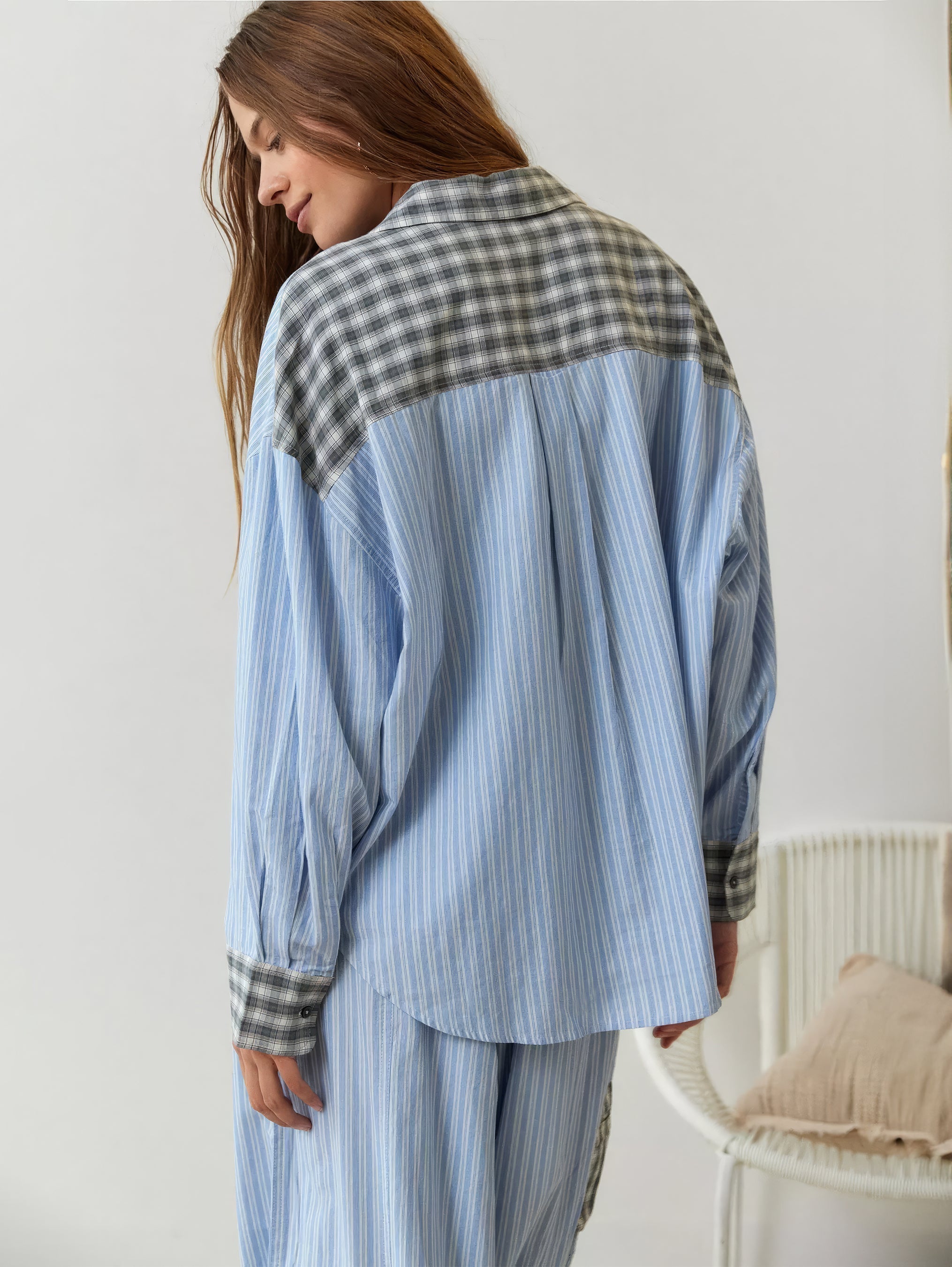 Ensemble Deux Pièces a Carreaux Chic Pour Femmes | Stylé