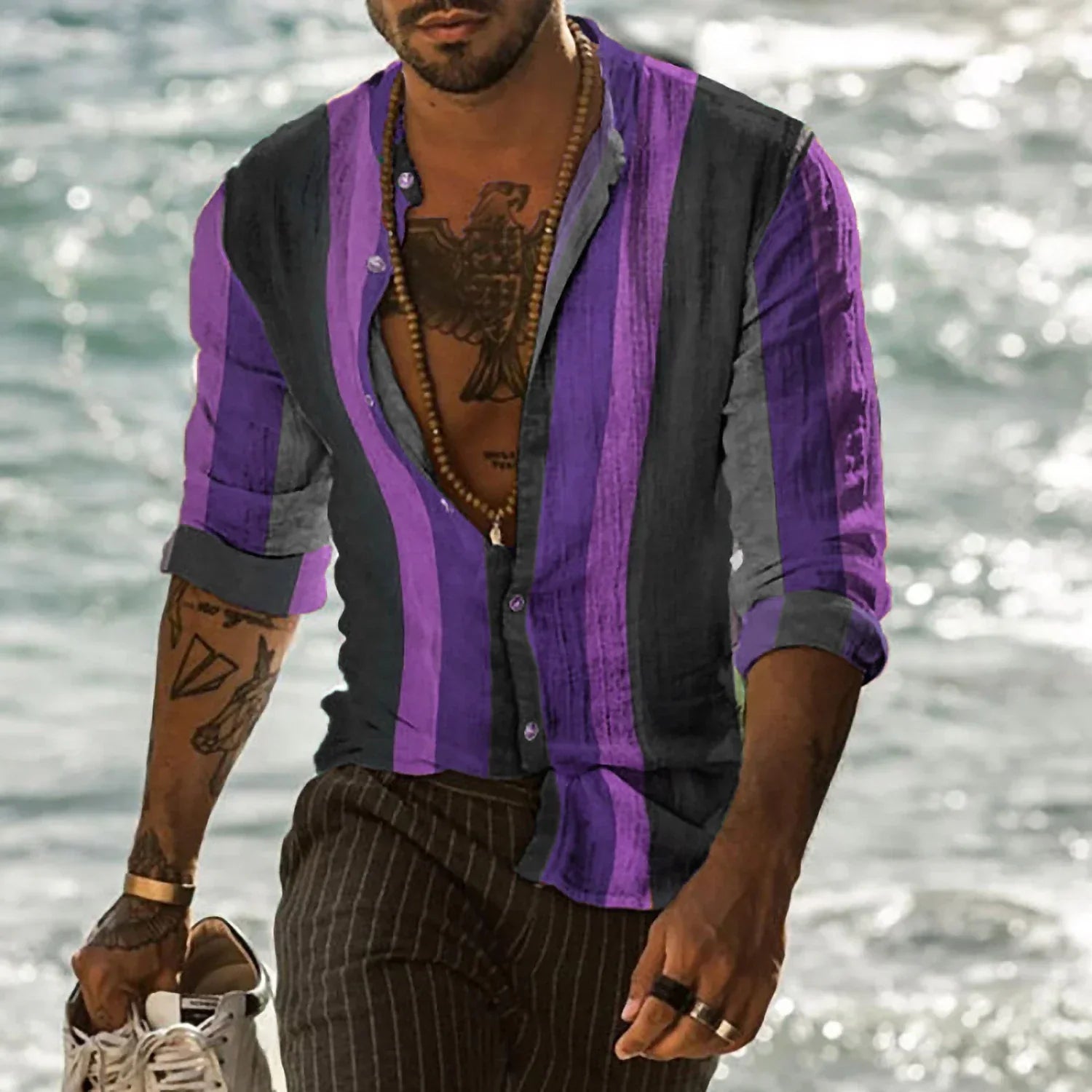 Chemise Décontractée Stylée Pour Hommes | Manches Courtes