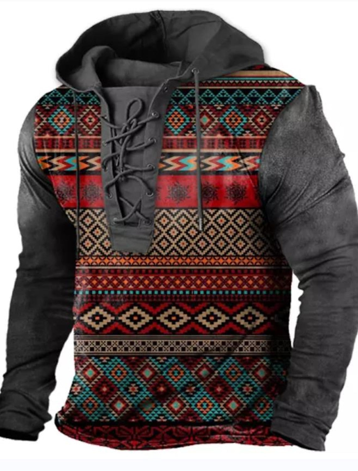 Mens Ethnic Style Hoodie | Casual