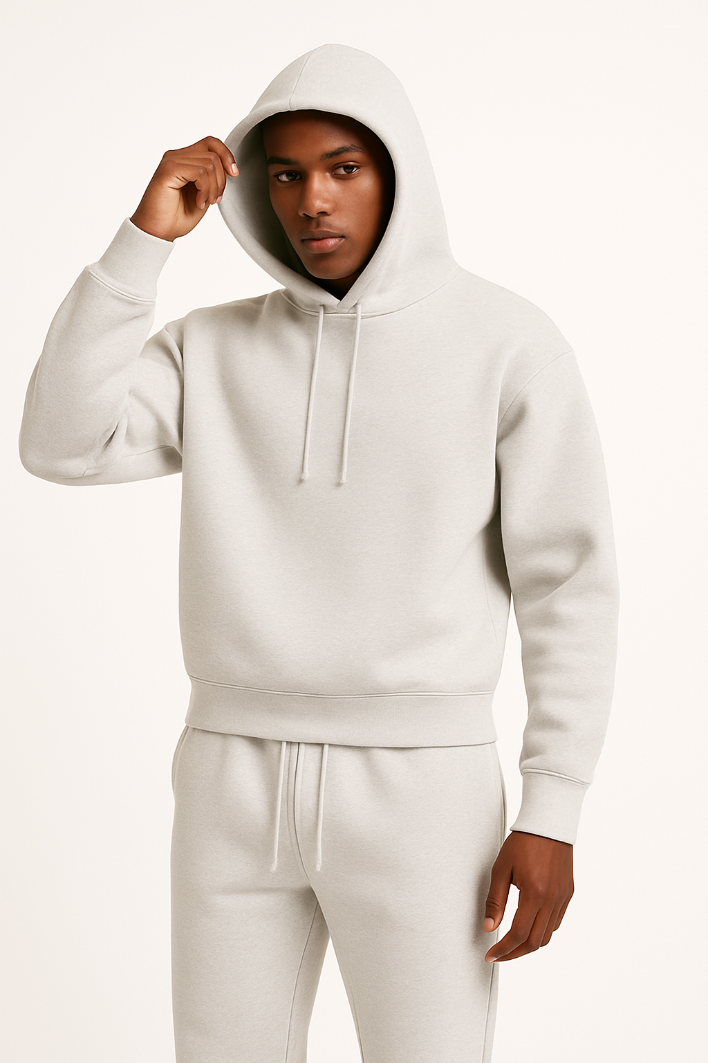 Mens Hoodie Casual Oversized | Drawstring Hood