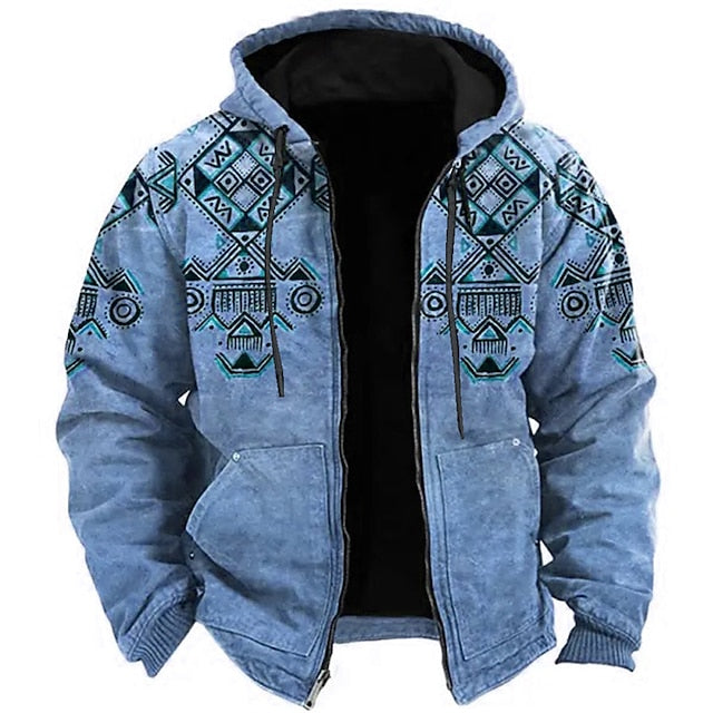 Mens Hoodie Tribal Graphic | Stylish