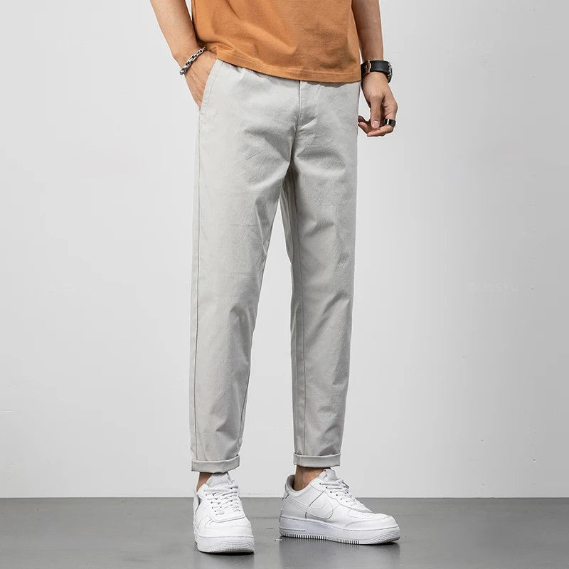 Mens Chinos Relaxed Fit Trousers | Casual Style