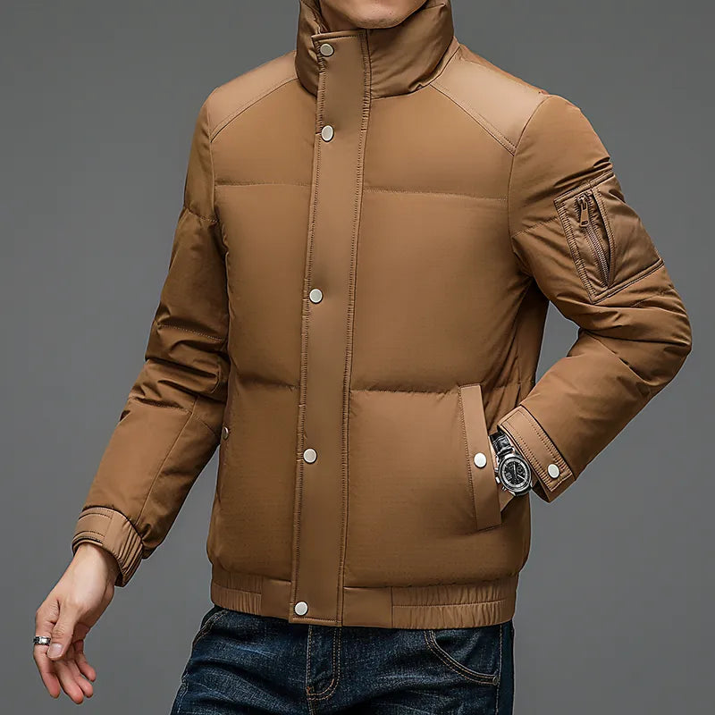 Mens Stylish Puffer Down Jacket | Warm