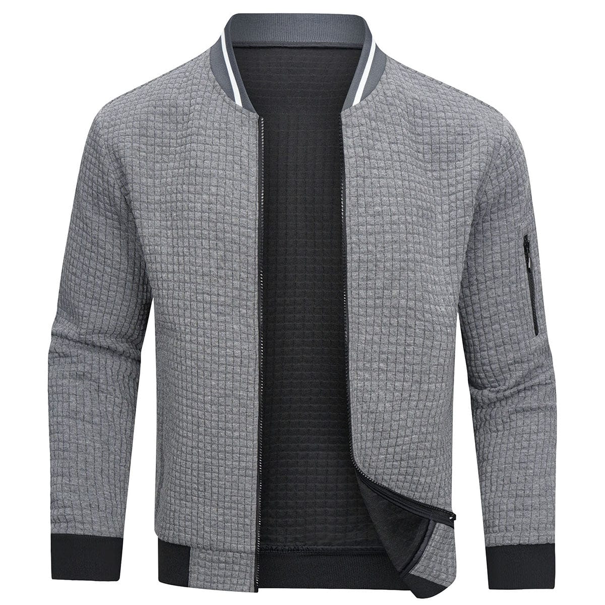 Pull Zippé Confortable Pour Homme | Chaud