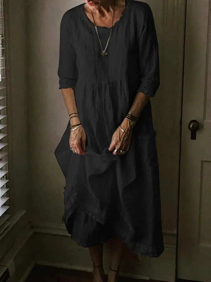 Robe Décontractée Femme | Ourlet Asymétrique