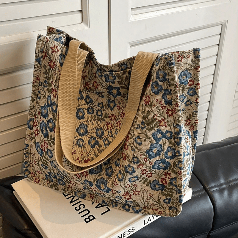 Sac De Shopping Floral Élégant Pour Femmes | Sac de Plage