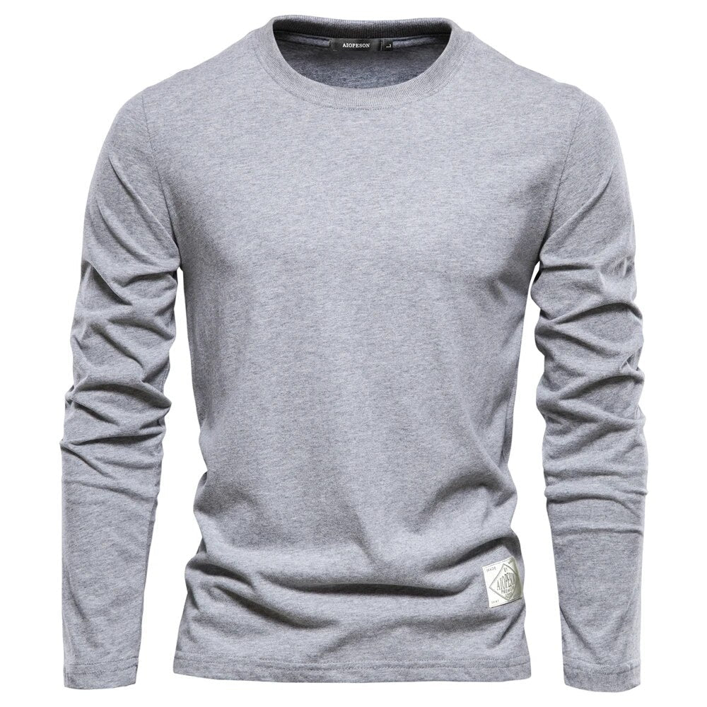 T-Shirt A Manches Longues Décontracté Pour Hommes | Classique