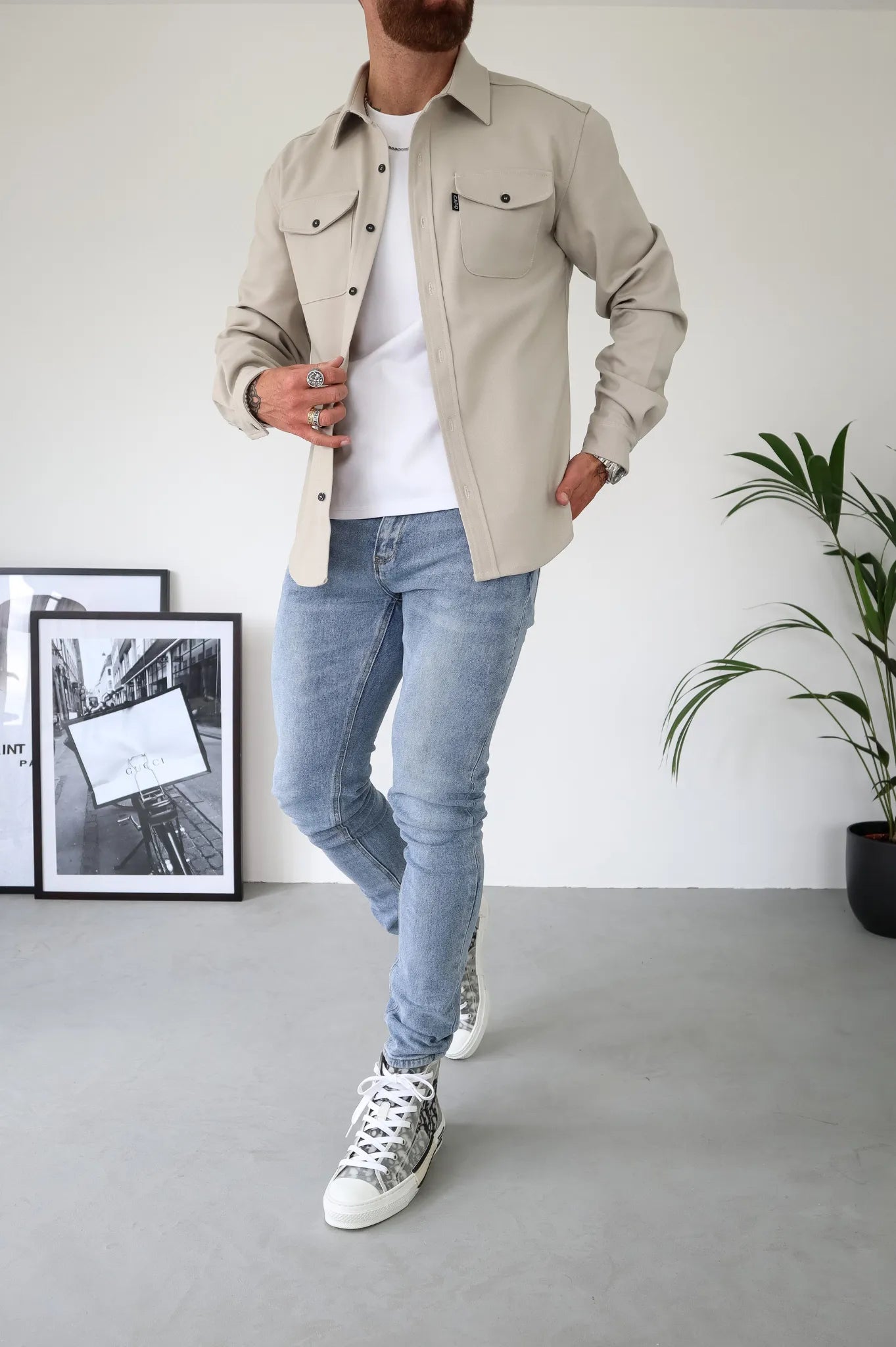 Veste Décontractée A Boutons Pour Hommes | Élégante