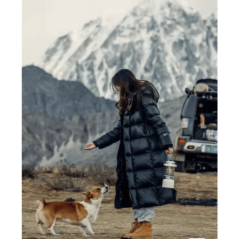 Veste Longue Rembourrée Élégante pour Femmes | Tendance