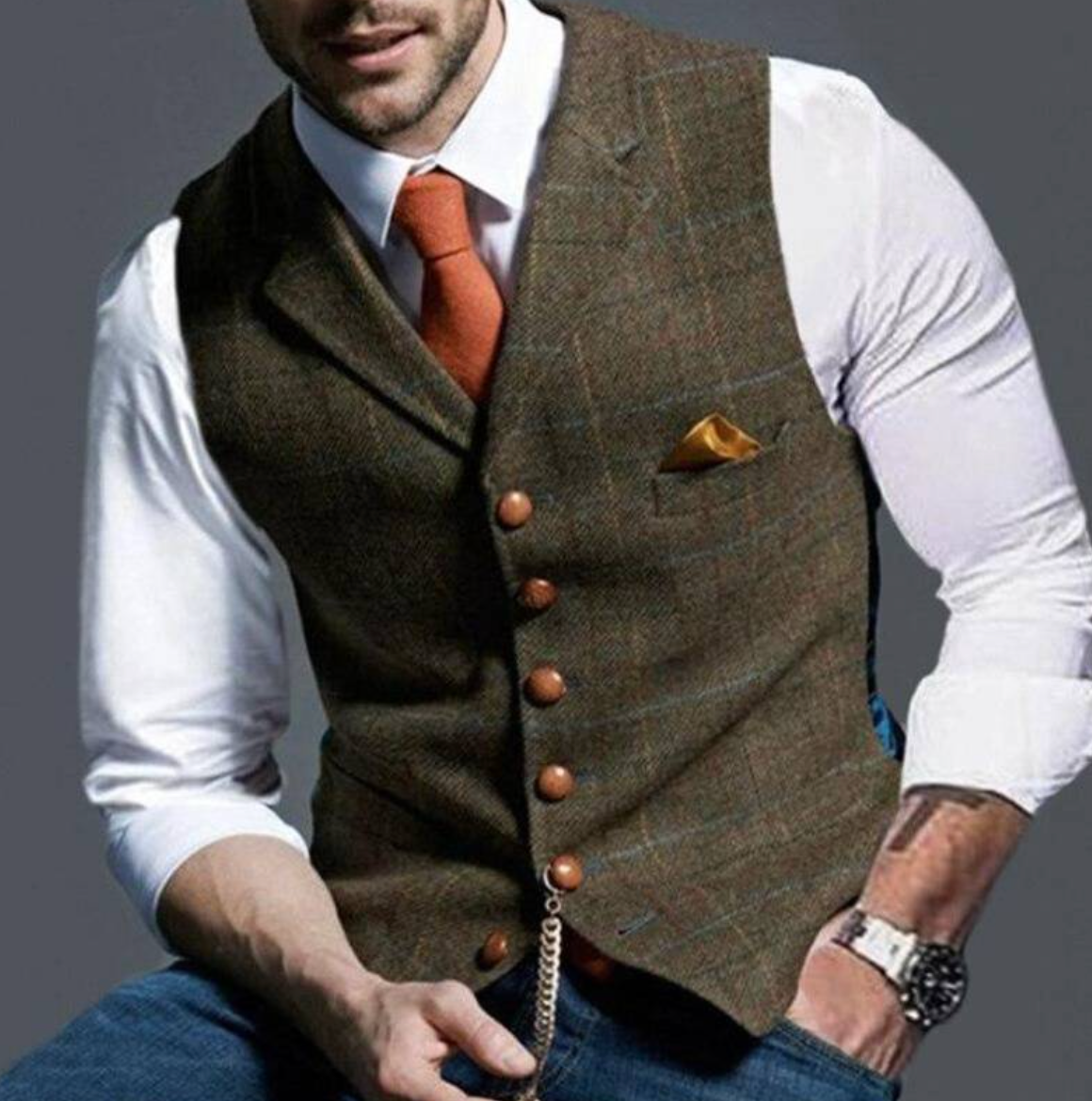 Gilet Élégant et Polyvalent Pour Hommes | Stylé et Confortable