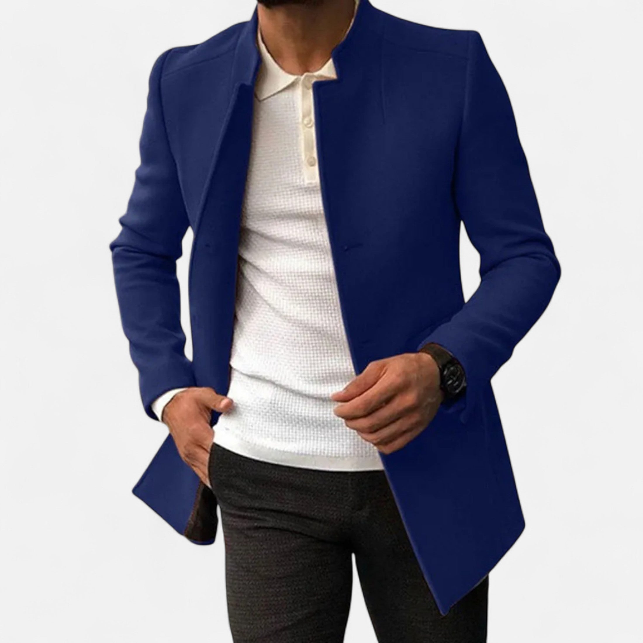 Men’s Tailored Coat | Single-Breasted Design