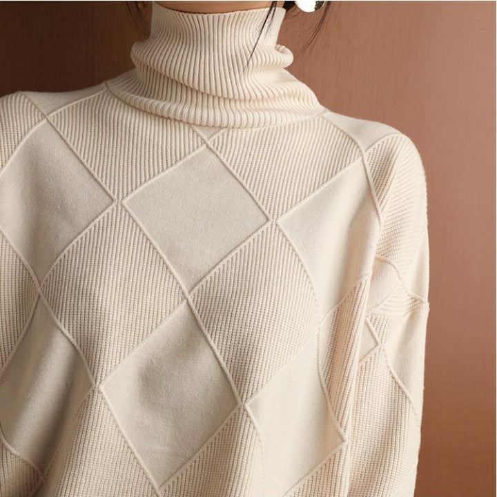 Women’s Roll Knitted Jumper | Stylish Accent