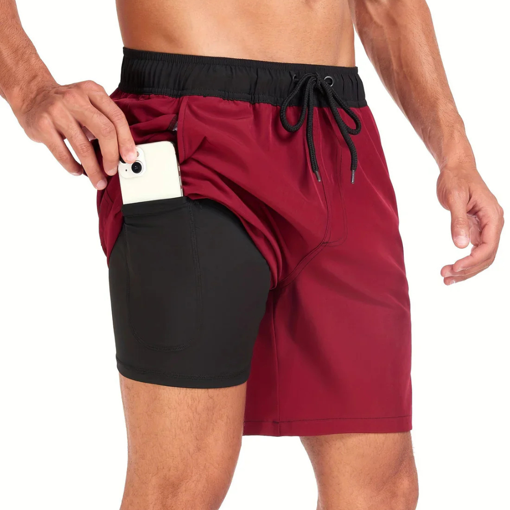 Shorts de sport pour hommes à séchage rapide