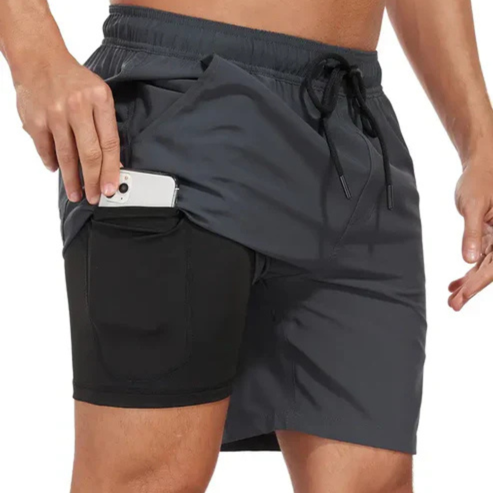 Shorts de sport pour hommes à séchage rapide