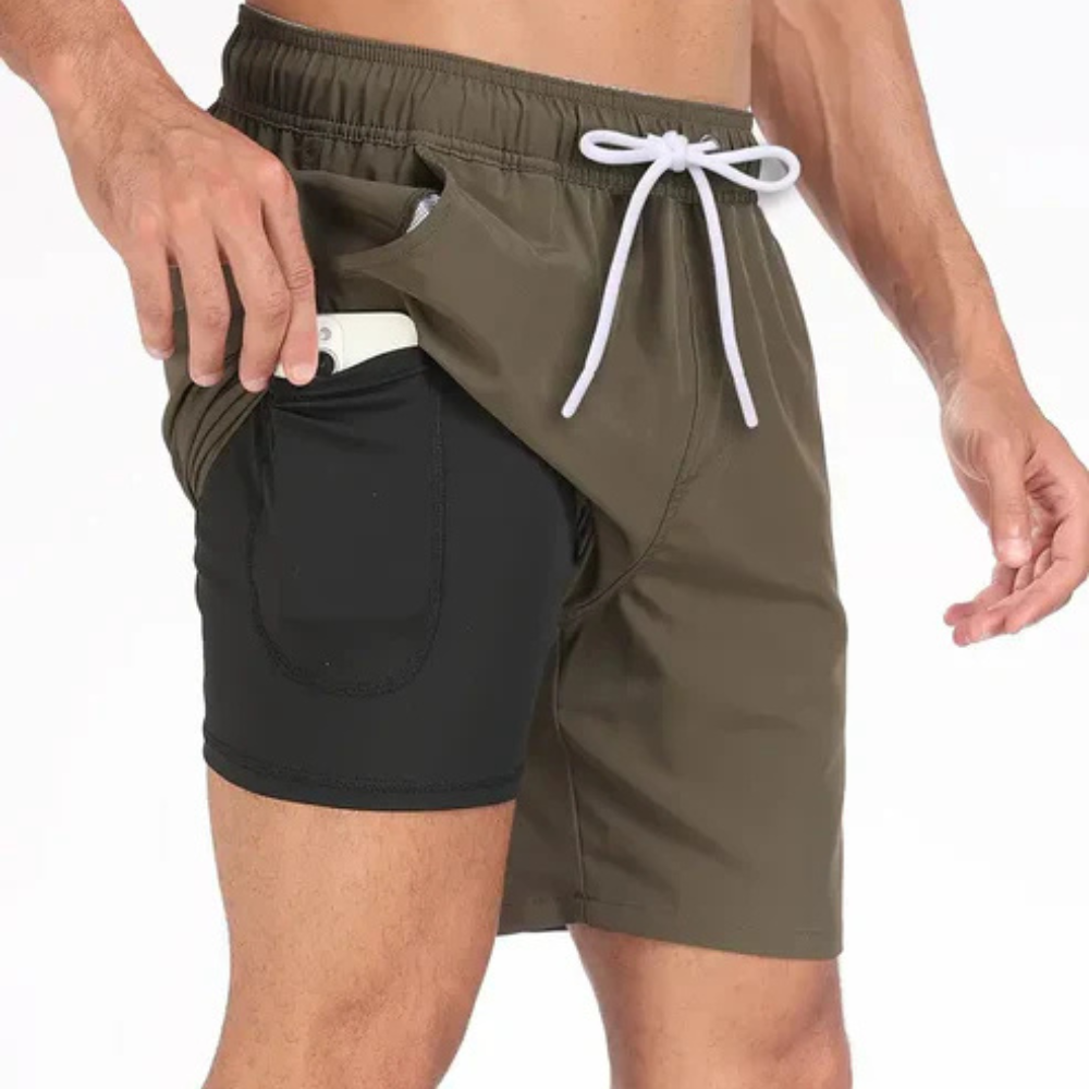 Shorts de sport pour hommes à séchage rapide