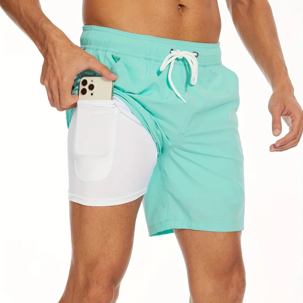 Shorts de sport pour hommes à séchage rapide