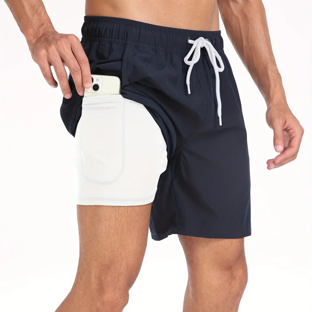 Shorts de sport pour hommes à séchage rapide