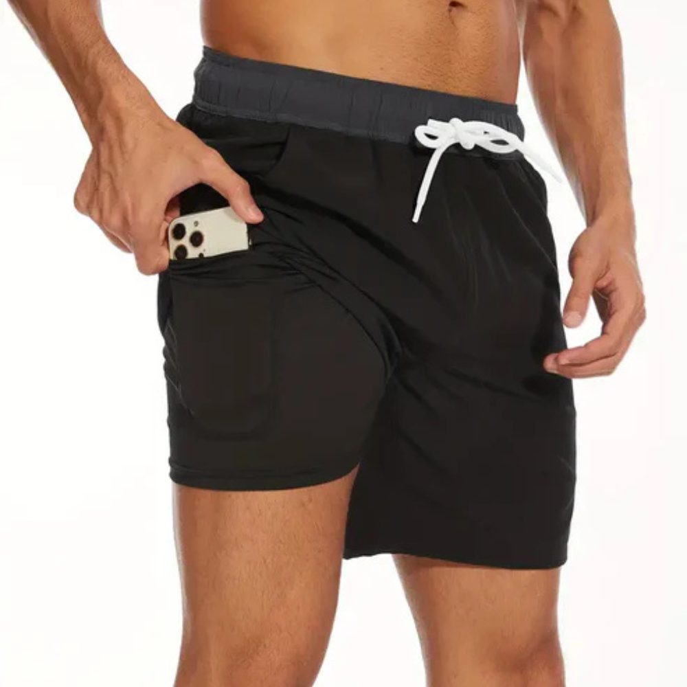 Shorts de sport pour hommes à séchage rapide