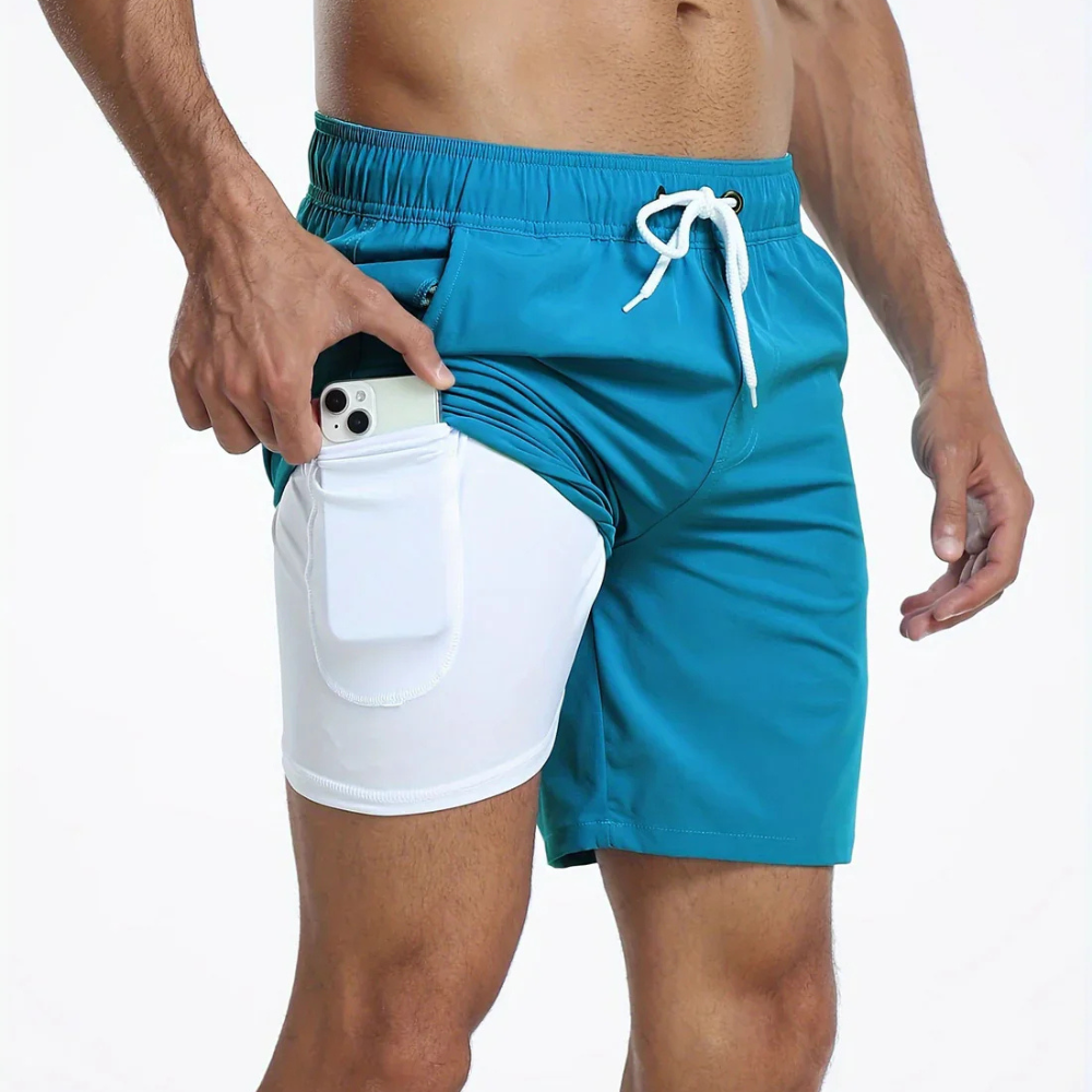 Shorts de sport pour hommes à séchage rapide