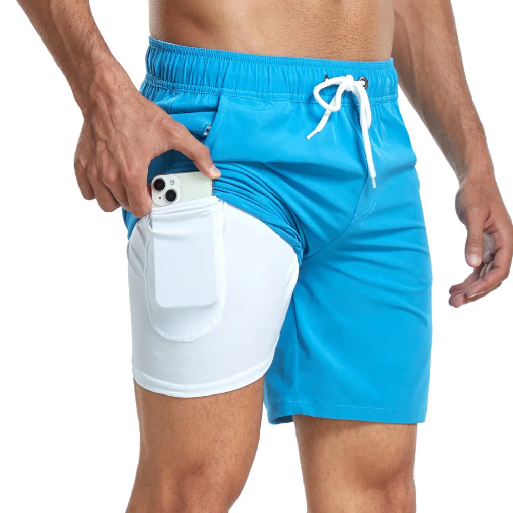Shorts de sport pour hommes à séchage rapide