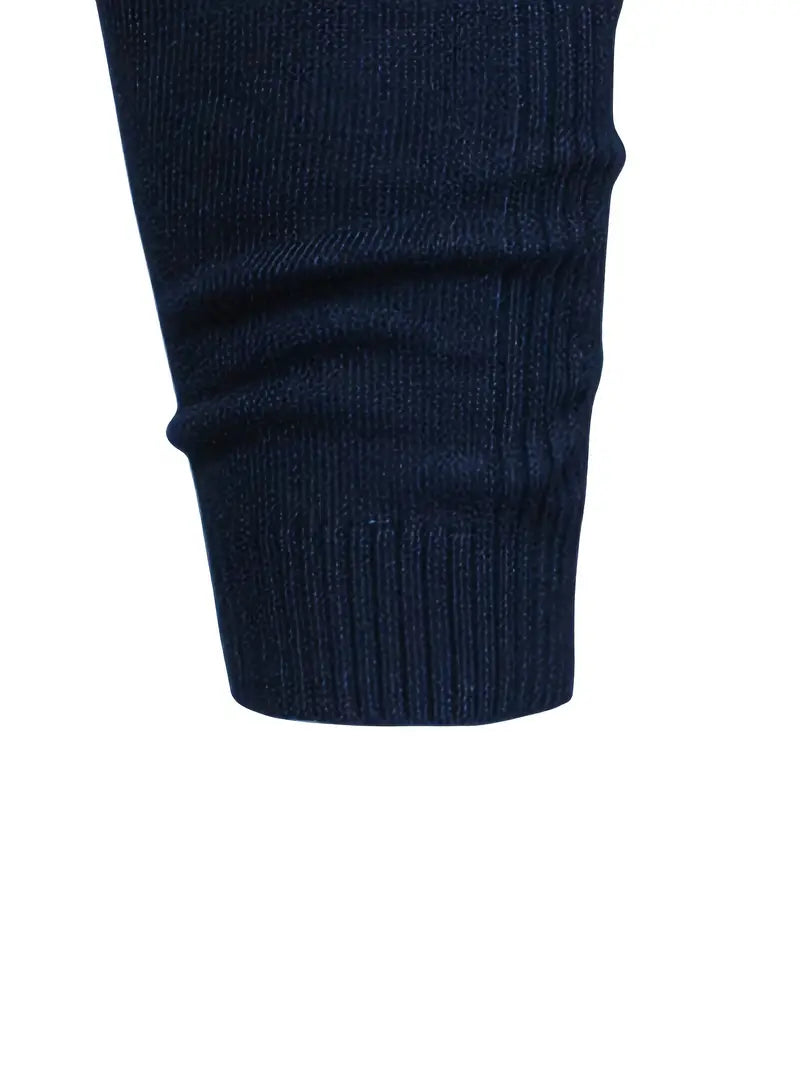 Pull Col Roulé Ajusté Pour Hommes | Vêtement Smart Casual A Manches Longues