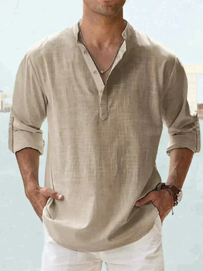 Chemise Décontractée Pour Hommes A Manches Courtes | Été
