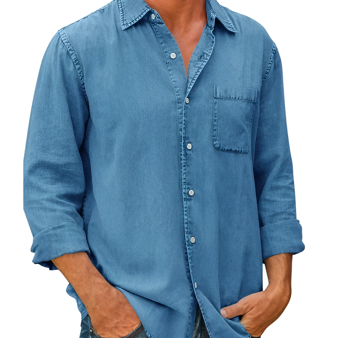 Homme Chemise en Jean | Manches Longues