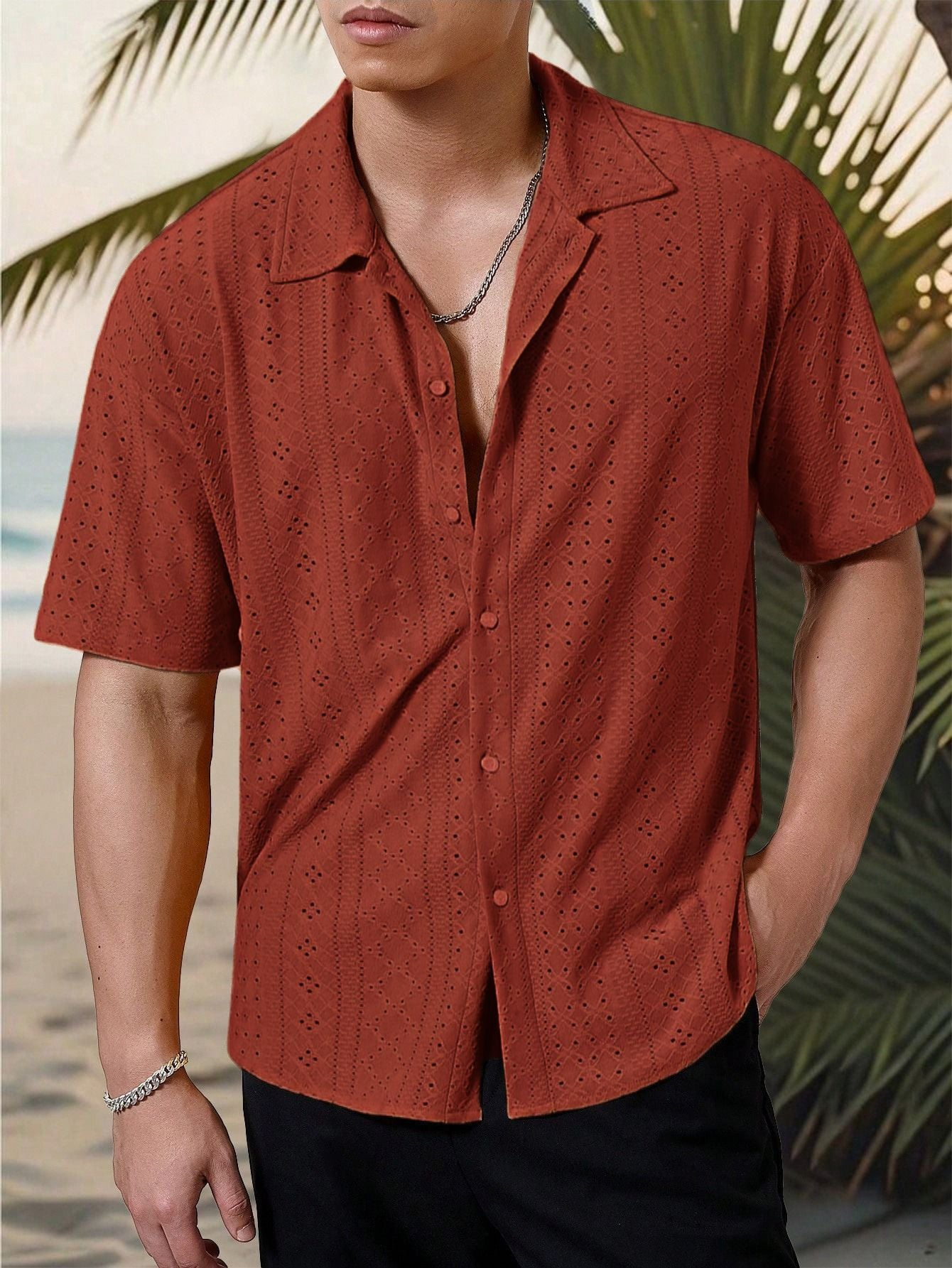 Chemise à Boutons pour Hommes | Décontractée