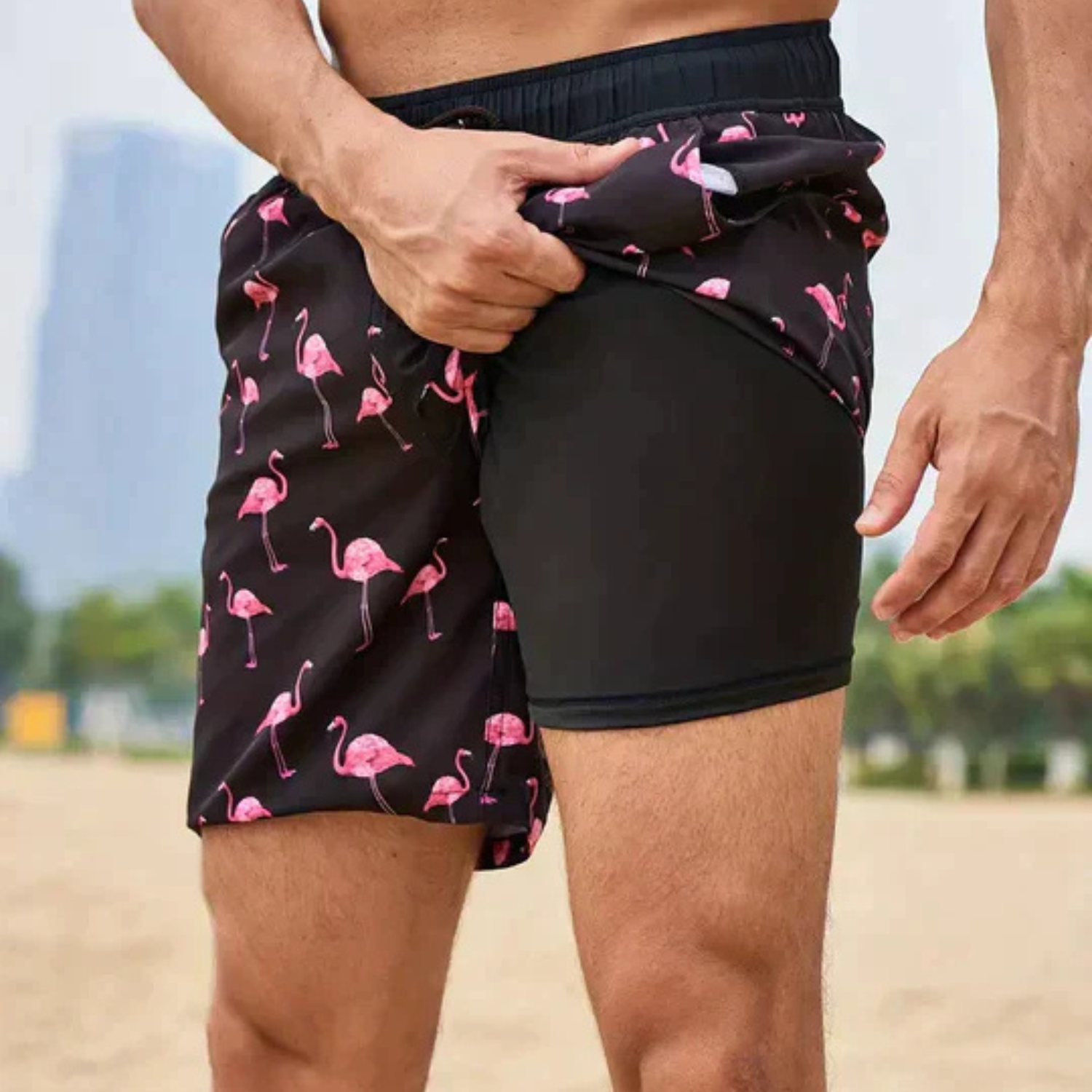 Shorts De Bain Pour Hommes A Séchage Rapide | Vêtements De Plage Légers