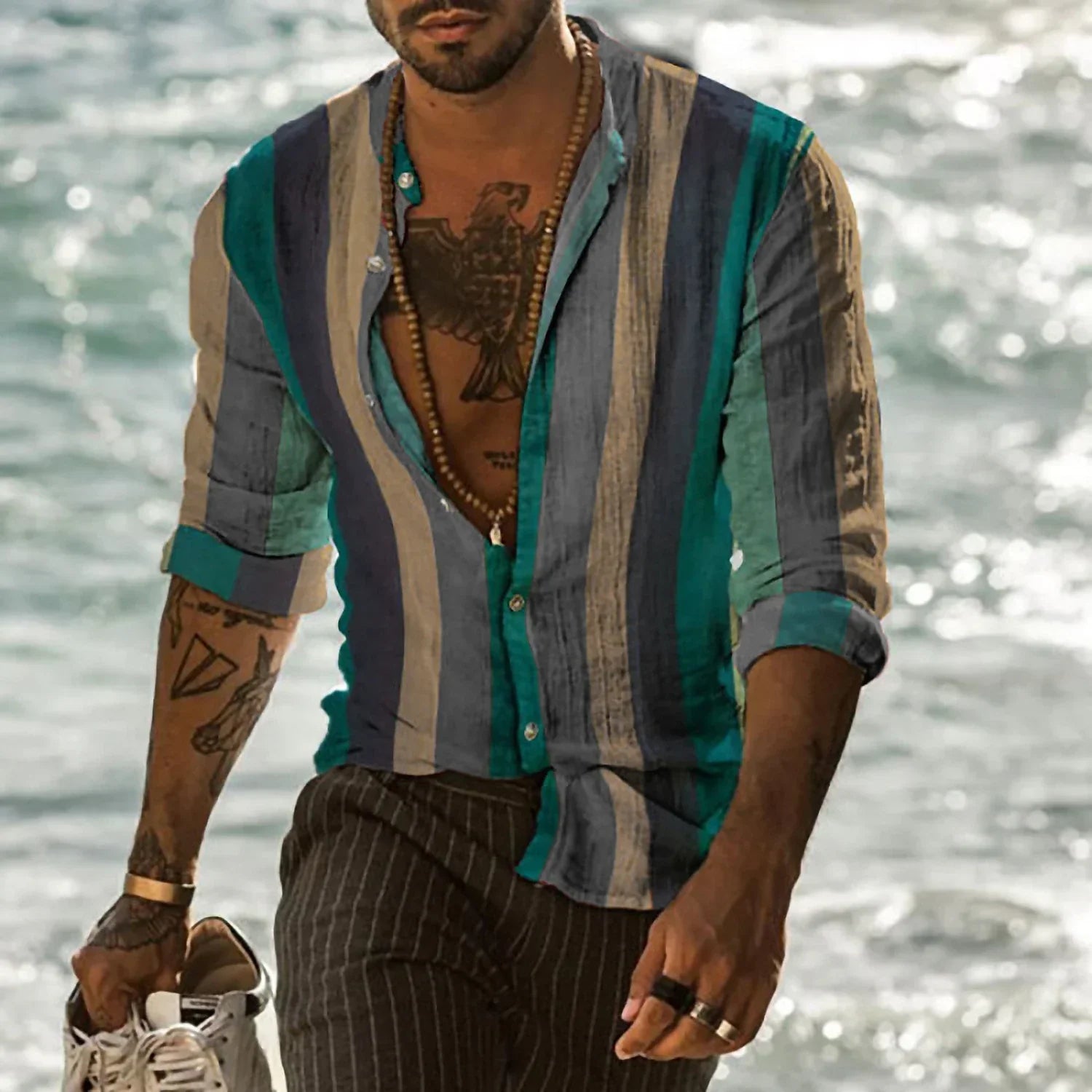 Chemise Décontractée Stylée Pour Hommes | Manches Courtes